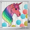 Unicorn Print Shower Curtain for Magical and Whimsical Bathroom Decor