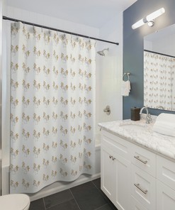Unicorn Shower Curtain for Magical Bathroom Decor, 72x72 - Kids Bathroom Shower Curtains
