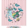 Unicorn and Mermaid Fabric Shower Curtain for Your Bathroom 