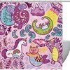 Unique And Adorable Dinosaur Shower Curtain With A Playful Design For A Cute Bathroom Look