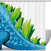Unique And Chic Dinosaur Shower Curtain For A Stylish And Modern Bathroom Decor