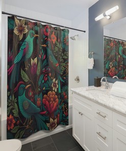 Unique Animal Shower Curtain, Elegant And Eye-Catching Addition To Your Bathroom