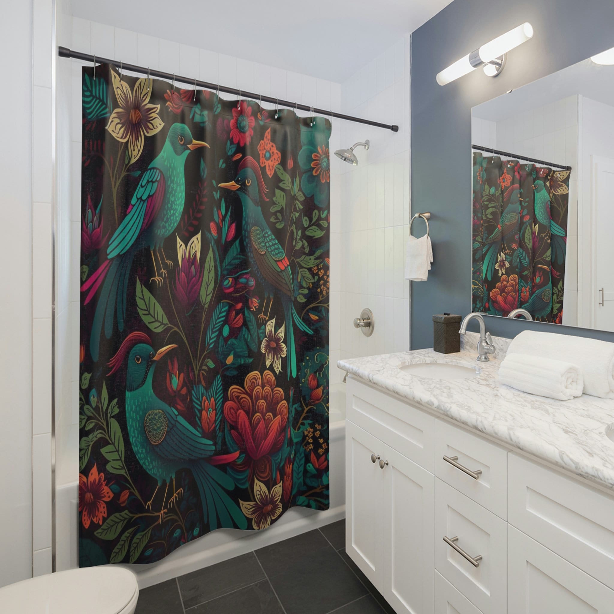Unique Animal Shower Curtain, Elegant And Eye-Catching Addition To Your Bathroom