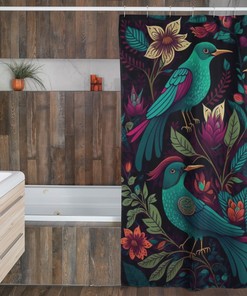 Unique Animal Shower Curtain, Elegant And Eye-Catching Addition To Your Bathroom