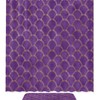 Unique Bathroom Dcor with Purple Mermaid Scales Print Curtain