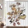 Unique Birds Lover Hummingbird and Flowers Shower Curtain for Bathroom