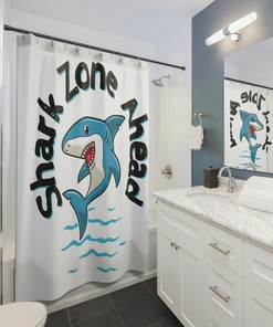 Unique Cute Shower Curtain Modern Bathroom Decoration Gift for Him