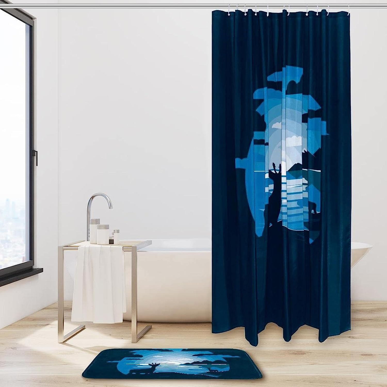 Unique Deer Print Shower Curtain For A One-Of-A-Kind Bathroom Decor - Image 2