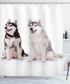 Unique Dog Shower Curtain For A Quirky And Fun Bathroom Decor