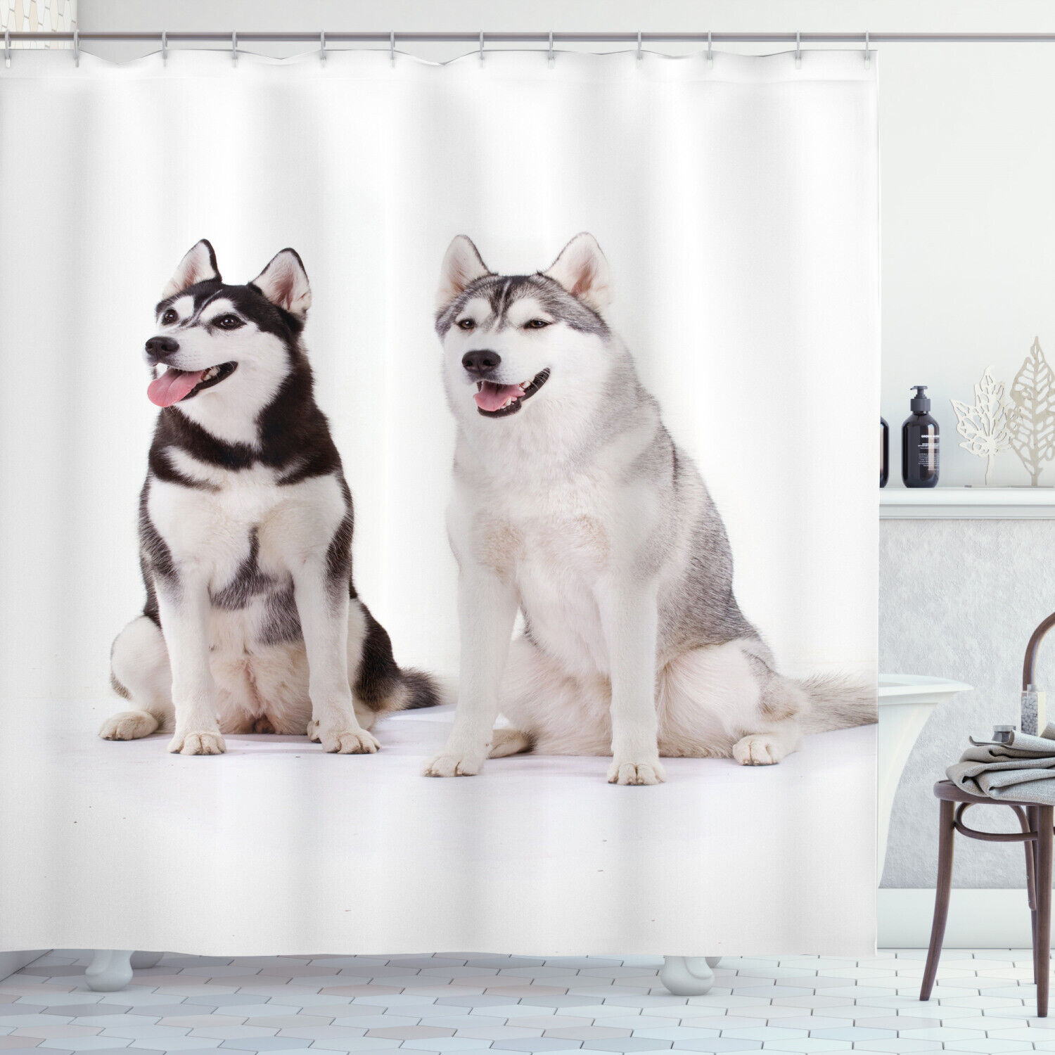 Unique Dog Shower Curtain For A Quirky And Fun Bathroom Decor