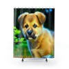 Unique Dog Shower Curtain With Beautiful Design - Luca Collection