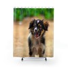 Unique Dog Shower Curtain With Beautiful Design - Sofia Collection
