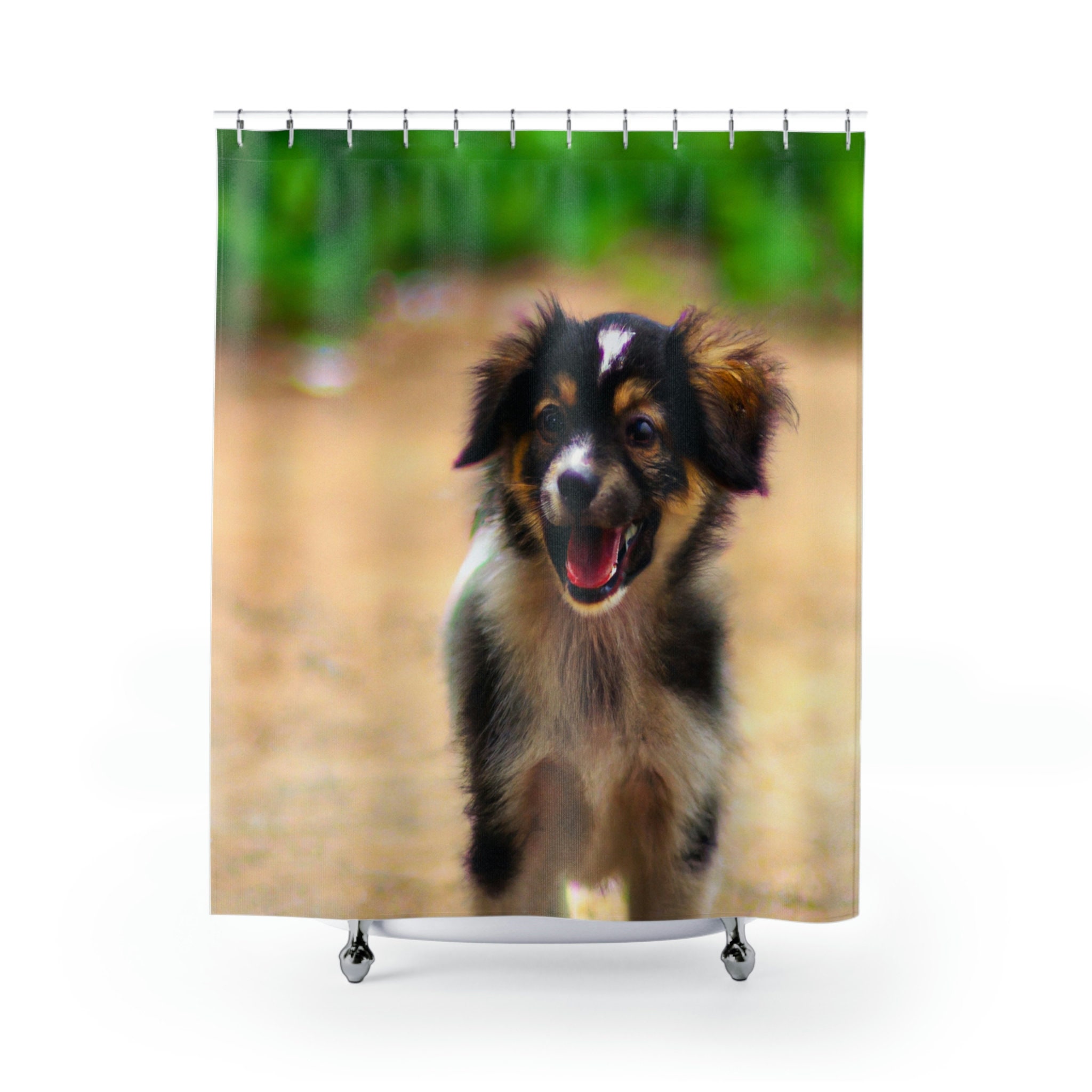 Unique Dog Shower Curtain With Beautiful Design - Sofia Collection