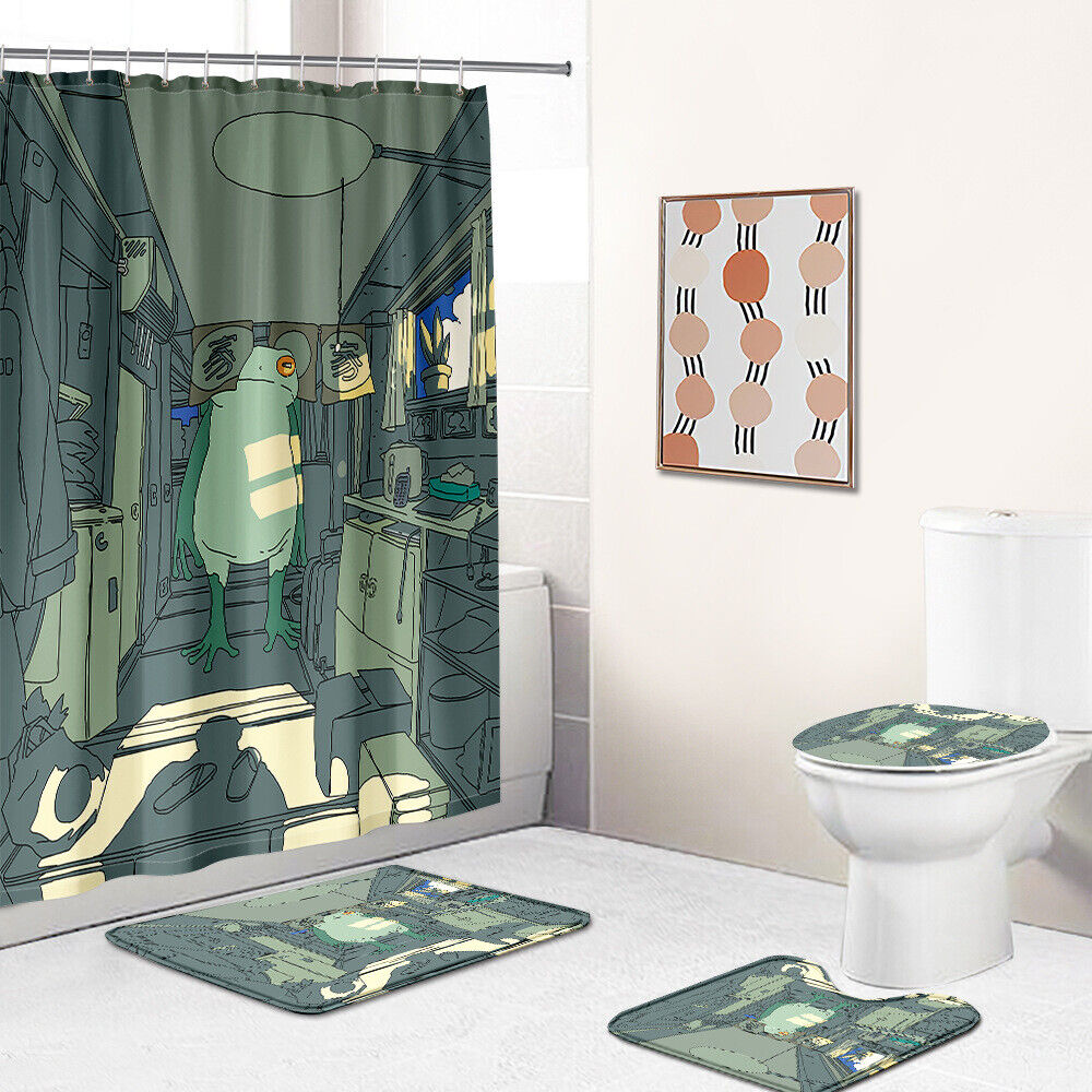 Unique Frog Home Shower Curtain - Add Some Whimsy To Your Bathroom Decor
