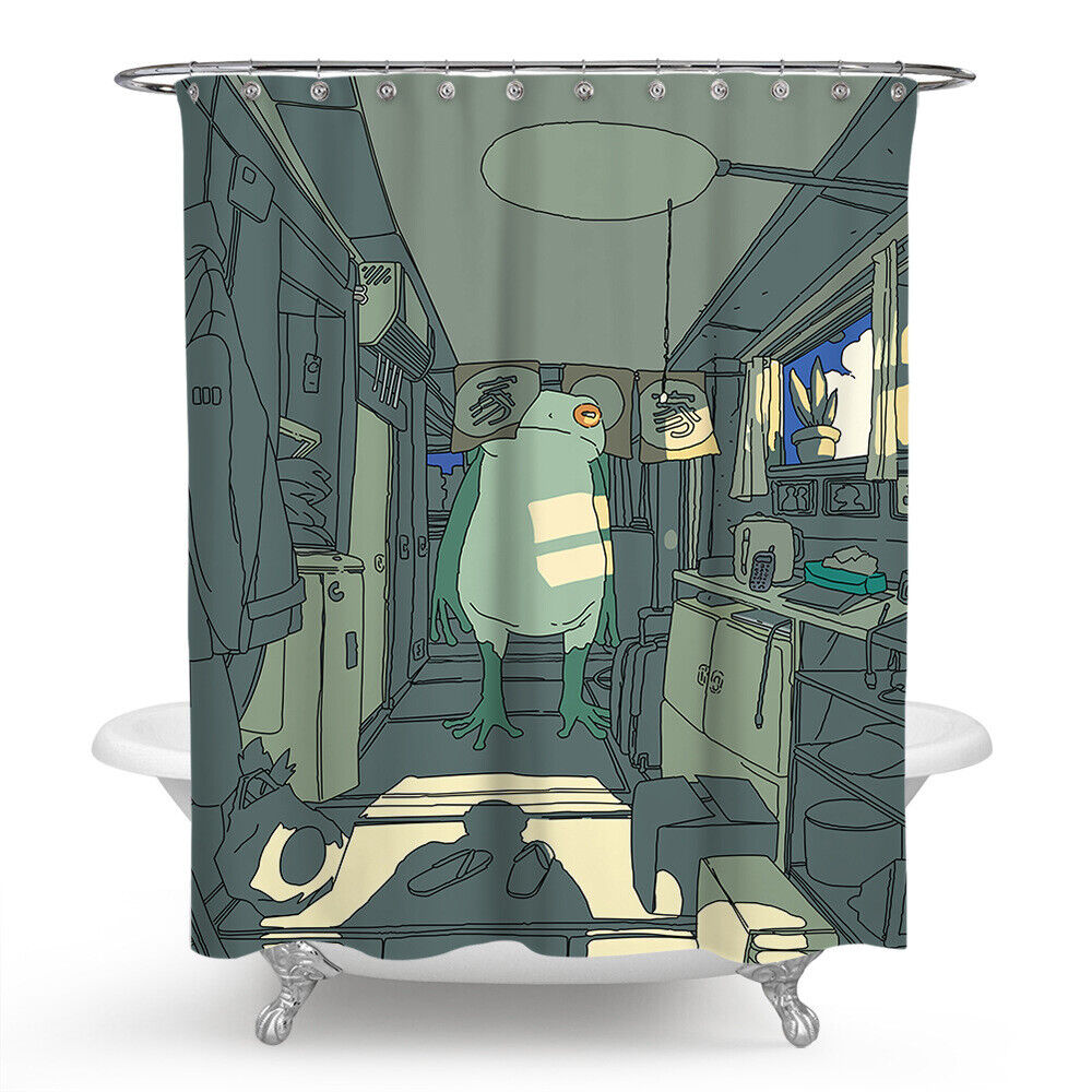 Unique Frog Home Shower Curtain - Add Some Whimsy To Your Bathroom Decor