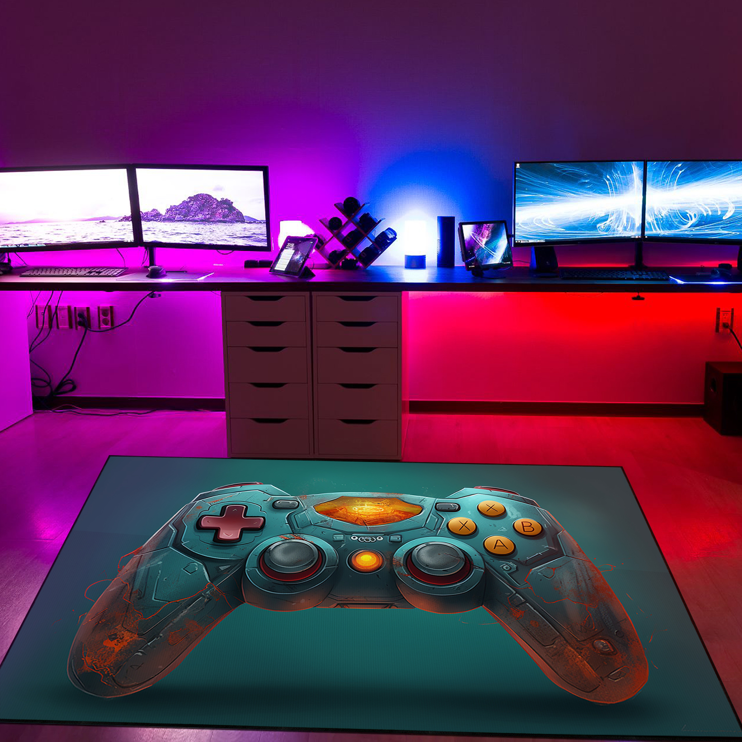 Unique Game Controller Bedroom Rug for Young Gamers - Add Some Fun to Your Room - Image 2