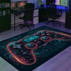 Unique Game Room Carpet for Teen Boys - Personalized Gamer Gift