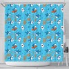 Unique Great White Shark Shower Curtain Design For Shark Lovers 