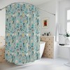 Unique Mermaid Print Shower Curtain- Water Resistant Fabric Bathroom Decor