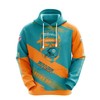 Unique Miami Dolphins Nfl 3D Printed Zip-Up Hoodie With All Over Print Design - Fan Gift