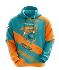 Unique Miami Dolphins Nfl 3D Printed Zip-Up Hoodie With All Over Print Design - Fan Gift