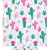 Unique Pink Cactus Waterproof Shower Curtain for Chic and Natural Bathroom