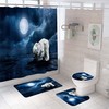 Unique Polar Bear Bathroom Shower Curtain 