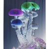 Unique Print Trippy Mushroom Shower Curtain for Bathroom Decor