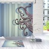 Unique Sea Octopus Tentacles Shower Curtain With Waterproof Fabric For Your Bathroom