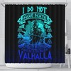 Unique Shower Curtain Ideas with Warrior Valhalla Norse Vikings Pattern, 3D Printed Bathroom/Laundry Cover Waterproof
