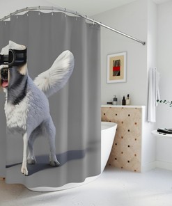 Unique Shower Curtain for a One-of-a-Kind Bathroom