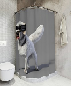 Unique Shower Curtain for a One-of-a-Kind Bathroom