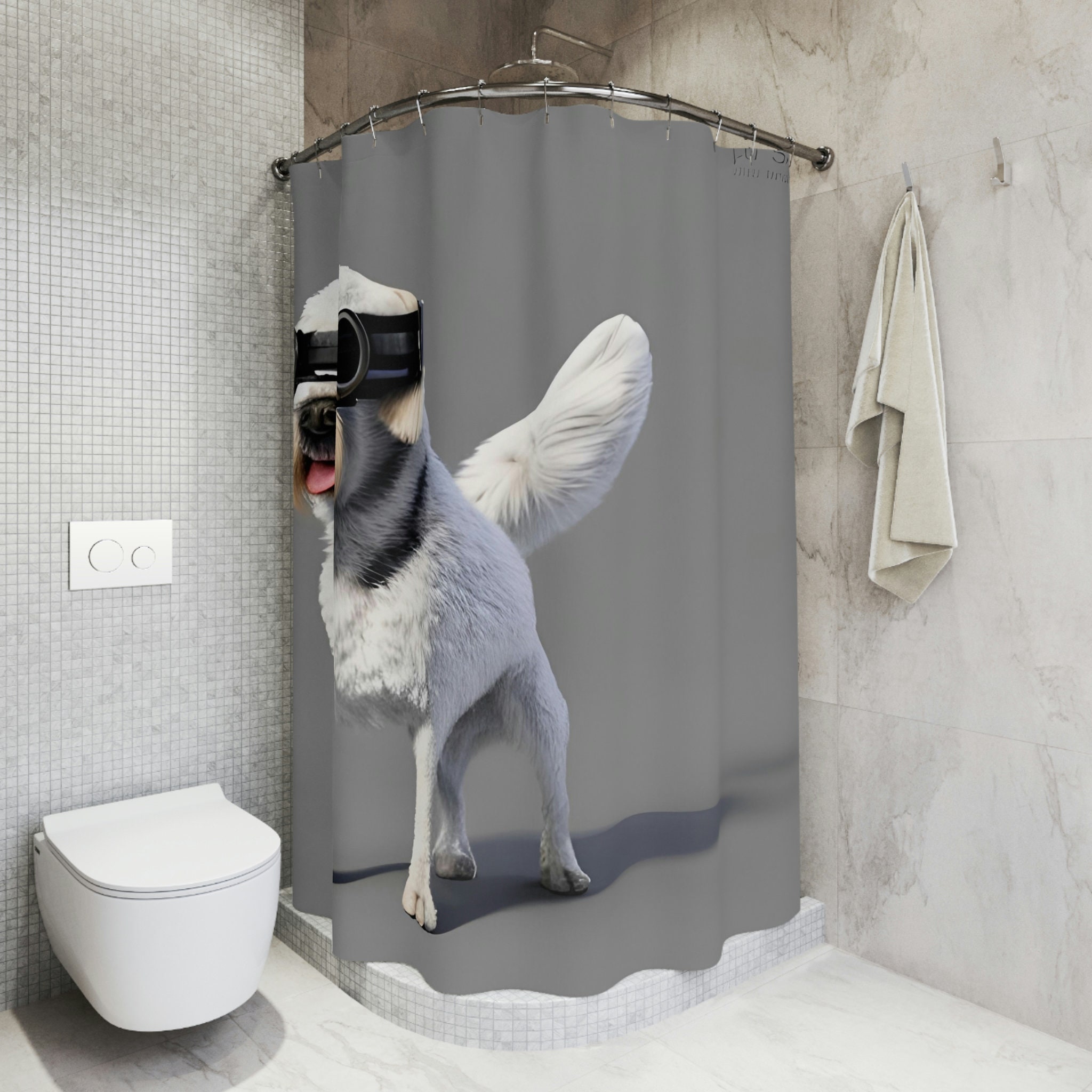 Unique Shower Curtain for a One-of-a-Kind Bathroom