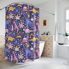 Unique Shower Curtains - Purple Dinosaurs Print