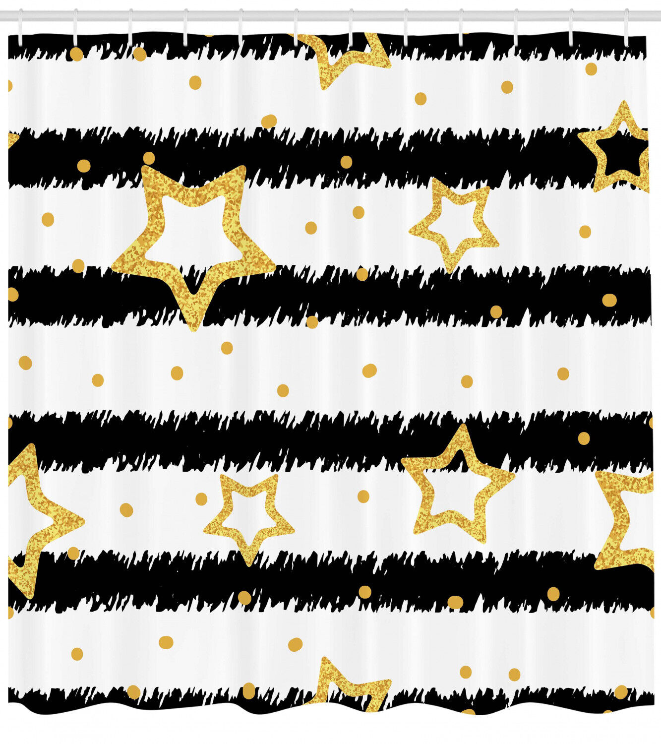 Unique Star Figure Shower Curtain for Chic Bathroom Decor