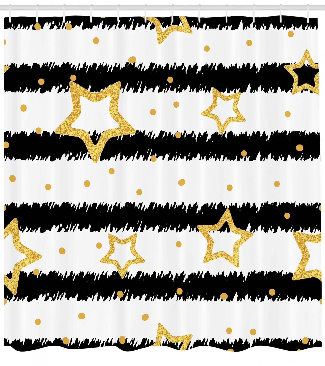 Unique Star Figure Shower Curtain for Chic Bathroom Decor