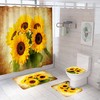 Unique Sunflower Shower Curtain for a Quirky and Playful Bathroom 