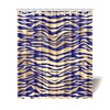 Unique Tiger Print Shower Curtain - Ideal Gift for Animal and Cat Lovers - Waterproof Home Decor