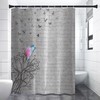 Unique Waterproof Butterfly Shower Curtain - Stylish Bathroom Decor Idea