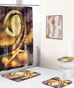 Unique and Charming Mermaid Shower Curtain for Your Bathroom