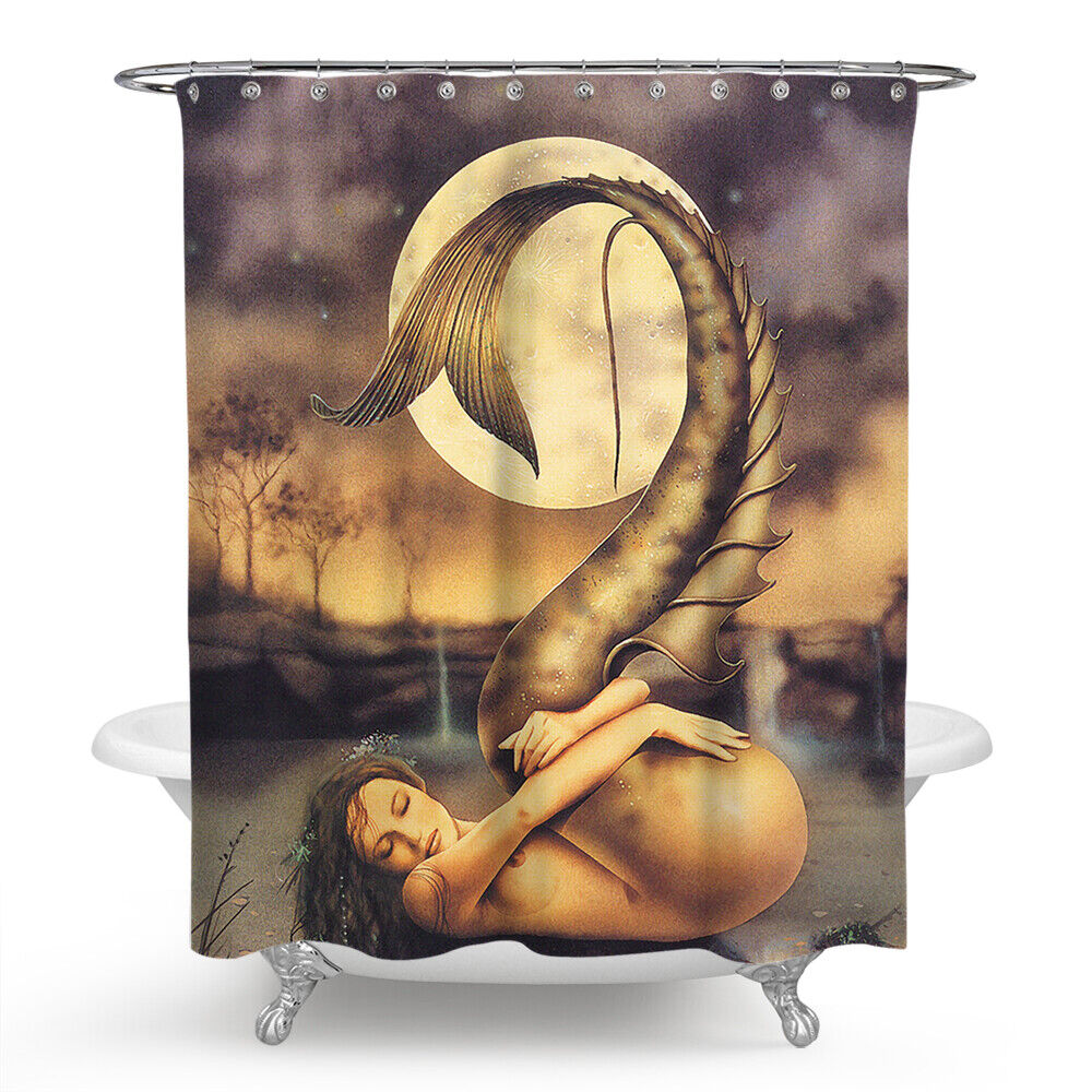 Unique and Charming Mermaid Shower Curtain for Your Bathroom
