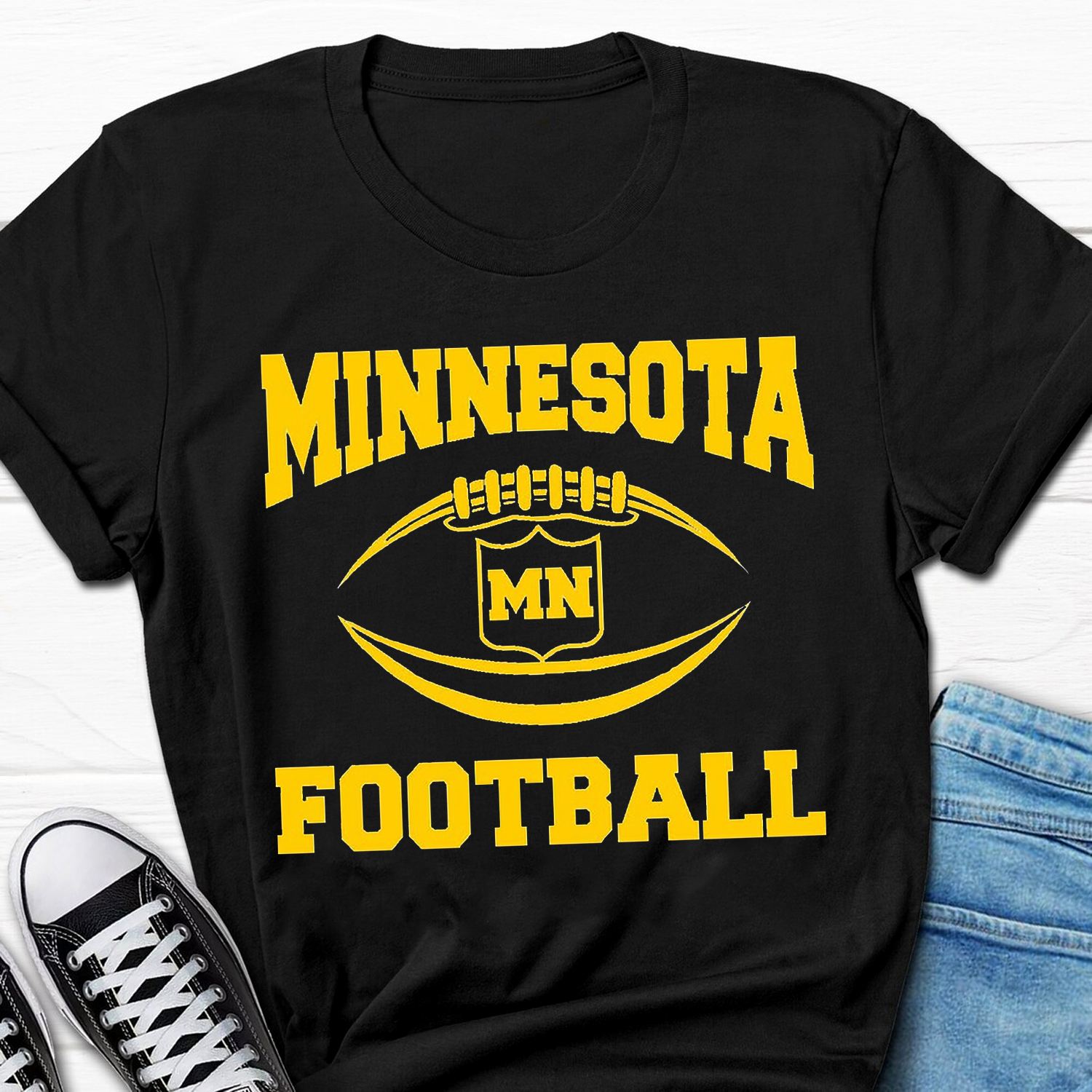 University Of Minnesota Football Sweatshirt - Golden Gophers T Shirt Fan Gift