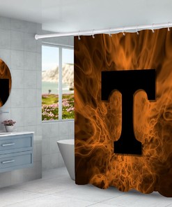 University Team Baseball or Football Shower Curtain for a sporty and waterproof bathroom