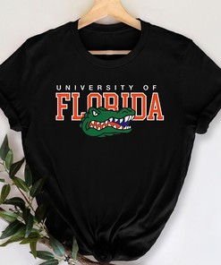 University of Florida Gators Football Fan Gear Shirt and Crewneck Sweatshirt Combo