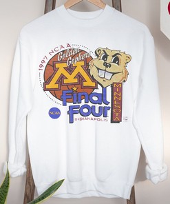University of Minnesota Final Four 1997 NCAA Football Sweatshirt - Vintage Style Golden Gophers Shirt Fan Gift