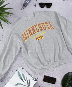 University of Minnesota Golden Gophers Crewneck Sweatshirt Full Size - NCAA College Football Shirt