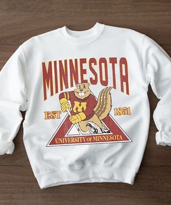 University of Minnesota Golden Gophers Shirt - NCAA Sweatshirt Vintage NCAA Shirt