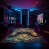 Unleash Your Inner Gamer with Custom Vintage Game Room Rug for Boy's Bedroom