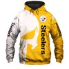 Unleash Your Inner Rebel With Pittsburgh Steelers Skull Printed 3D All Over Print Hoodie