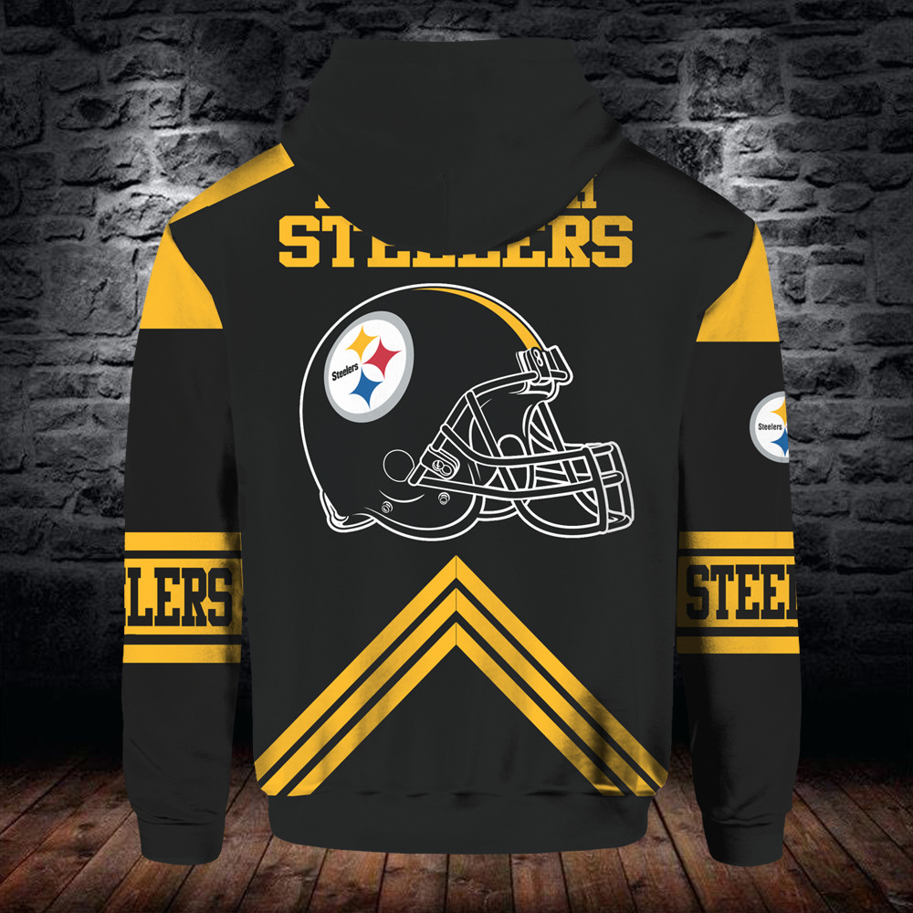 Upgrade Your Game Day Look With Pittsburgh Steelers Cute Zip Hoodie For Fans